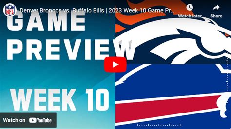 Denver Broncos vs. Buffalo Bills: Preview for Monday Night Football