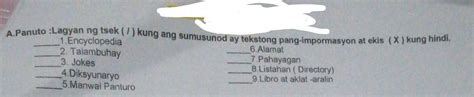 Pa Sagot Po Nito Ngayun Napo Please Kaylangan Napo Kasi Eh Plss