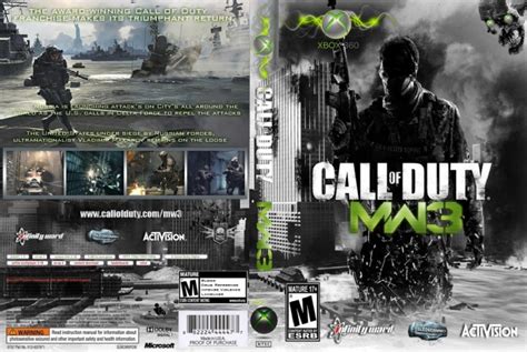 Call Of Duty Modern Warfare 3 Xbox 360 Box Art Cover By Mohsen Xbox