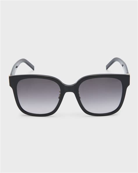 Saint Laurent Ysl Square Acetate Sunglasses Neiman Marcus