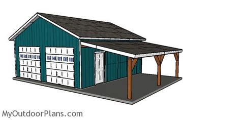 How To Build A Carport Gable Roof Myoutdoorplans