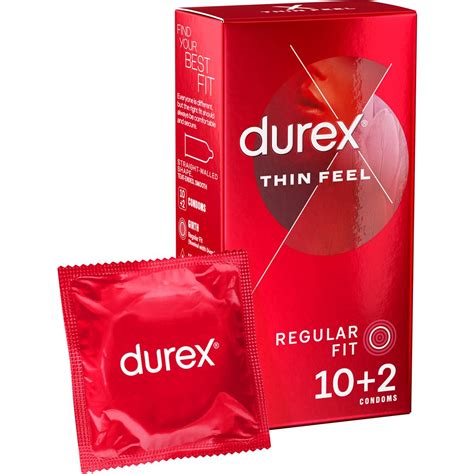 Durex Fetherlite Ultra Thin Feel Condoms 10 Pack Woolworths