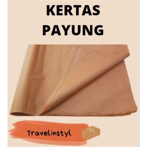 Jual Kertas Payung Coklat Kertas Craft Kertas Sampul Kertas Kado Isi