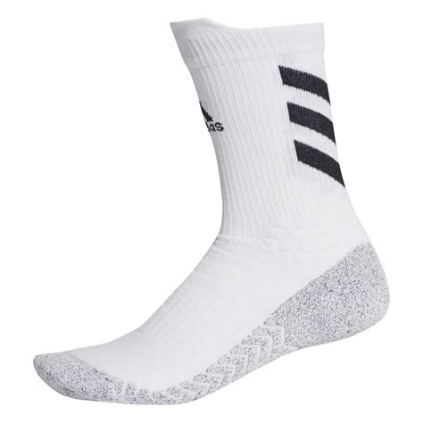 Buy Adidas Mens Alphaskin Traxion Maximum Cushioning Crew Socks White