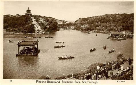 Peasholm Park Floating Bandstand Skyline Paris Skyline Travel