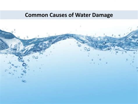 Ppt Most Common Causes Of Water Damage And How To Prevent It