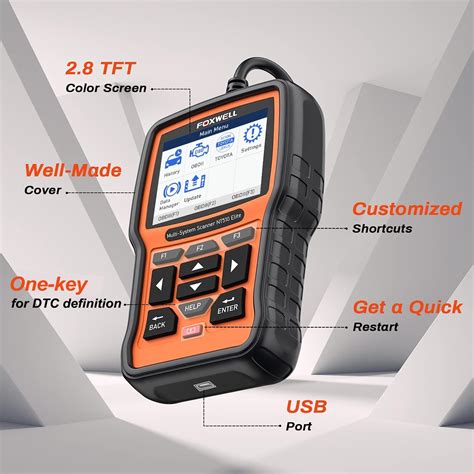 Foxwell Nt Elite Herramienta De Escaneo Bidireccional De Sistemas