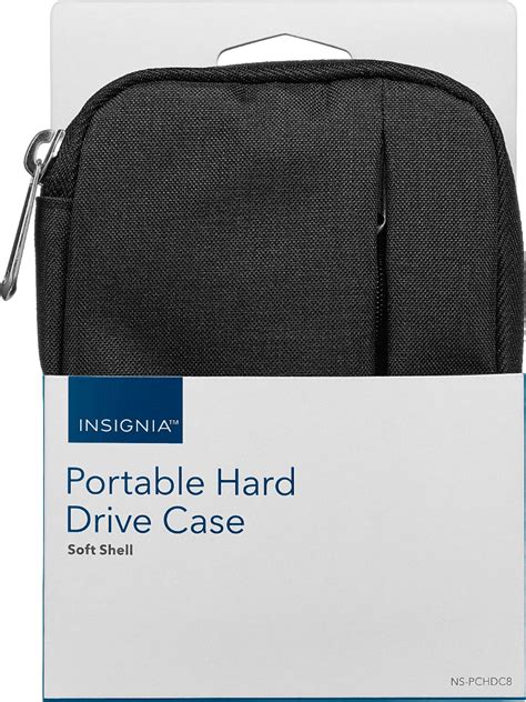 Best Buy Insignia Portable Hard Drive Case Charcoal Ns Pchdc