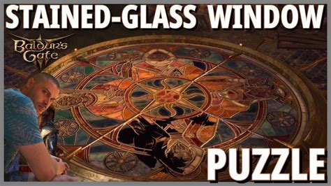 Baldur S Gate 3 Stained Glass Window Puzzle Solution Rosymorn Monastery Map Youtube