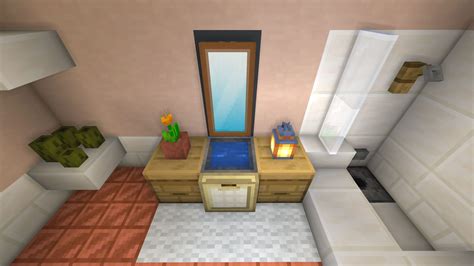 Bathroom Vanity Mirror By Cathialoria Minecraft Build Tutorial