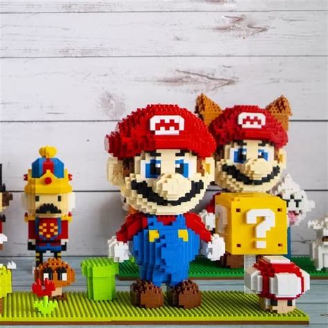 Rompecabezas 3d Mini Bloques Armable Super Mario Bros En Venta En