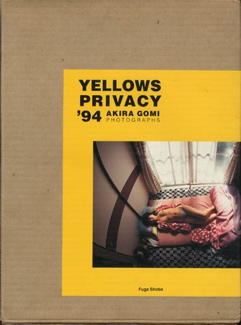 Akira Gomi Yellows Privacy 94 Mandarake Online Shop