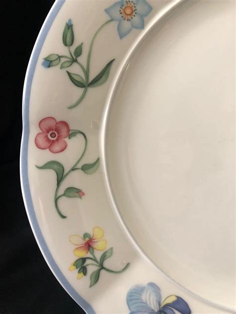 Villeroy And Boch Bone China Dinner Plate Mariposa Etsy