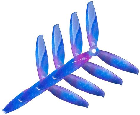 12pcs Gemfan 5043 3 Blade Propellers 5 Inch Starry Flash Props Match