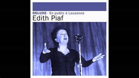 Edith Piaf Cétait un jour de fête YouTube