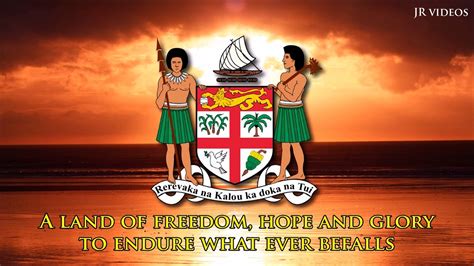 National Anthem Of Fiji English Lyrics Video Dailymotion