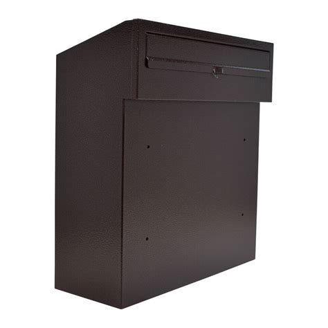 Rear Access Post Box For Gates And Fences W3 3 Large Capacity Steel