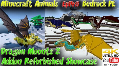 Dragon Mounts Addon Refurbished Showcase Ride Dragons Minecraft