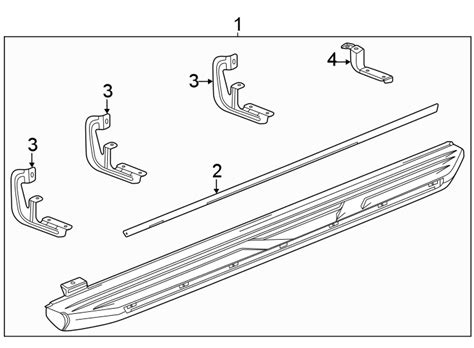 Chevrolet Suburban Running Board Flat Assist Step Chrome