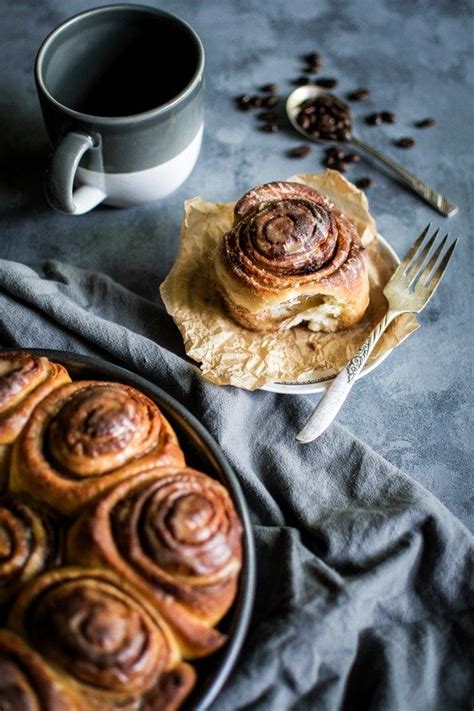 Cinnamon Rolls With Coffee Glaze Yummy Food Dessert Food Photography