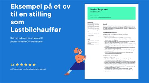 Eksempel P Cv Er Lastbilchauff R Skrivetips Gratis Cv Dk