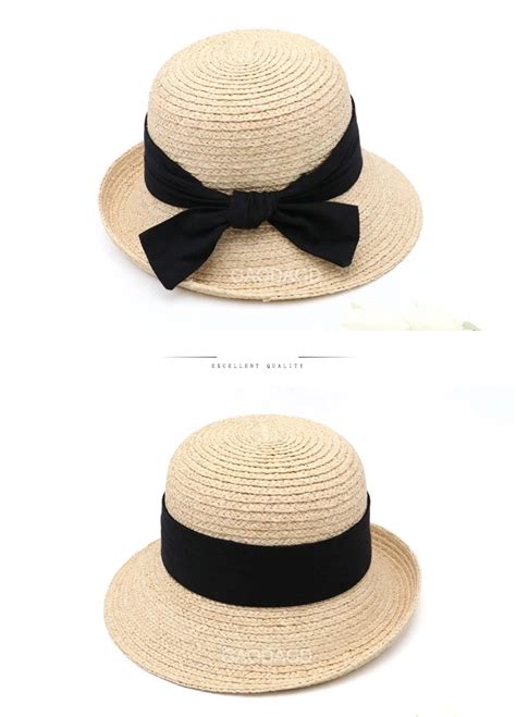 Wide Brim Madagascar Women Raffia Straw Bucket Hat Hats Wholesale Buy