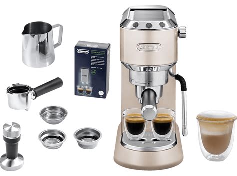 DELONGHI Dedica Arte EC885 BG Espressomaschine Beige Metallic