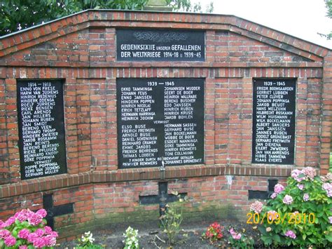 Grab Von Hermann Sassen 1939 1945 Friedhof Loppersum Neuer Friedhof