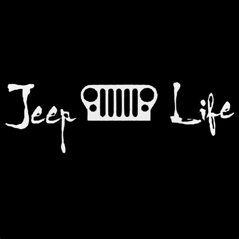 Jeep Life 1 Decal Sticker