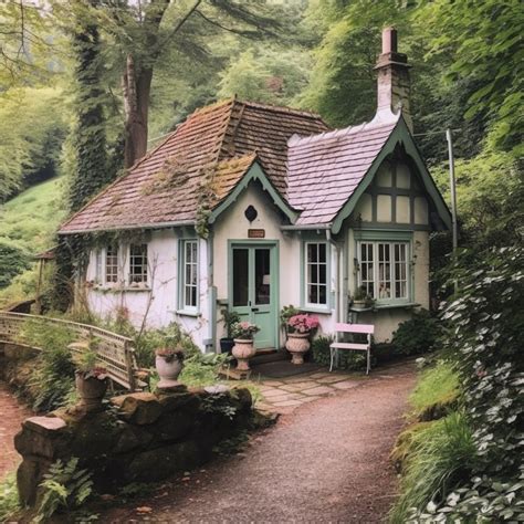 enchanting forest cottage