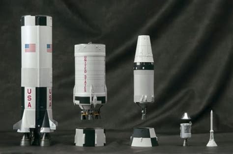 Bandai Apollo 11 And Saturn V Launch Otona No Chogokin 1144 Scale