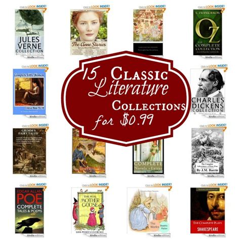 15 Classic Literature Collections for $0.99 each (The Complete ...