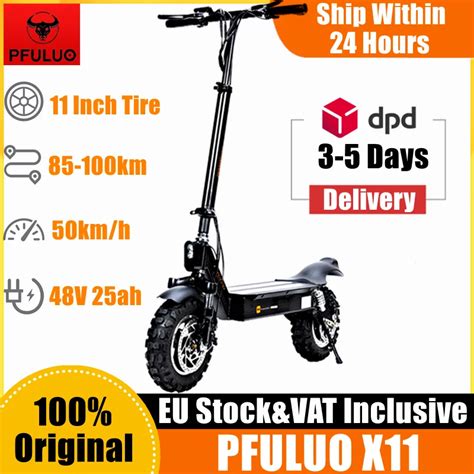 Pfuluo Scooter El Trico Inteligente Original Para Adultos Kick Scooter