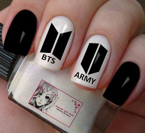 25 ideas de Uñas ARMY uñas coreanas arte de uñas coreano manicura