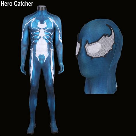 Hero Catcher High Quality D Print Symbiotic Spiderman Spandex Suit New