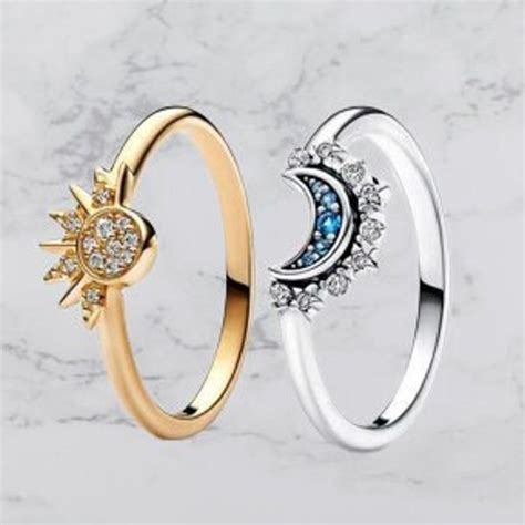 Sun And Moon Ring Etsy