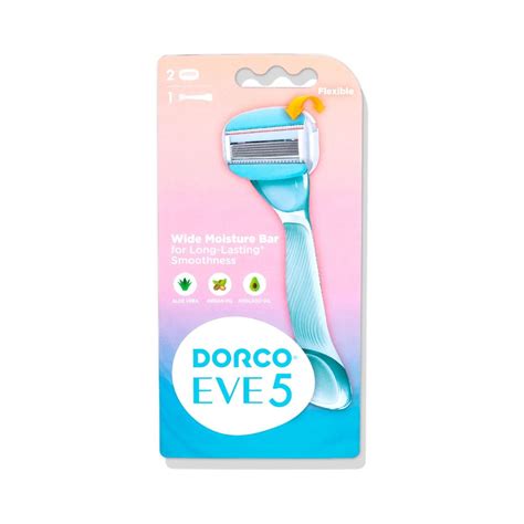 Dorco EVE 5 Razor for Women, 1 Handle + 2 Razor Cartridges – Kareway