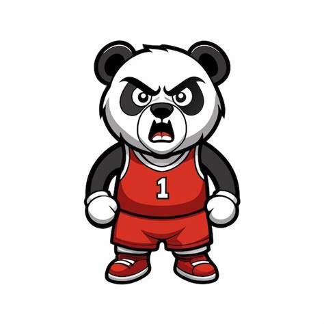 panda bear   jersey   quot  number  quot premium