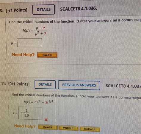 Solved Points Details Scalcet Find The Chegg