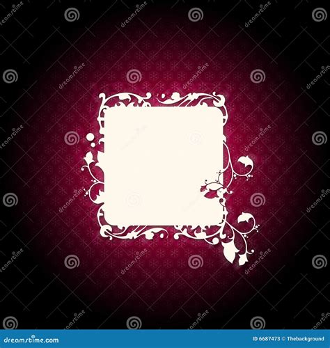 Abstract Dark Red Floral Background Stock Illustration - Illustration ...