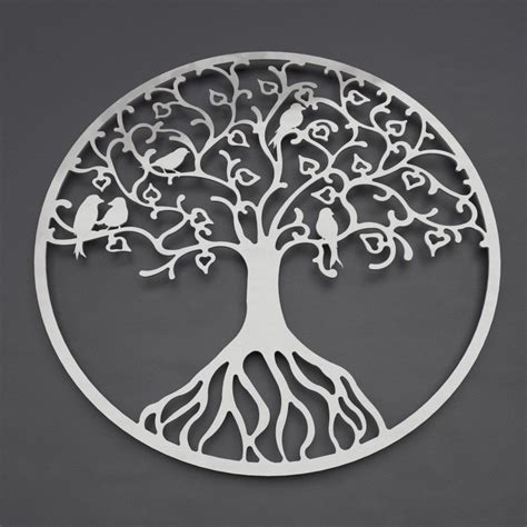 Tree Of Life Metal Wall Art Bird Tree Art Tree Of Life Wall Decor Tree Metal Wall Art Modern