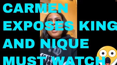 Carmen Pritchett Exposed King And Nique Carmen Pritchett Instagram Live 2020 Youtube