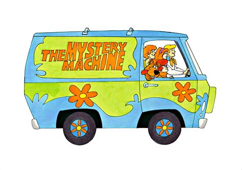 Mystery Machine Scooby Doo Ron Campbell Rock Art Show