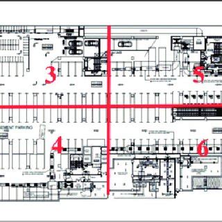 Basement car park layout. | Download Scientific Diagram