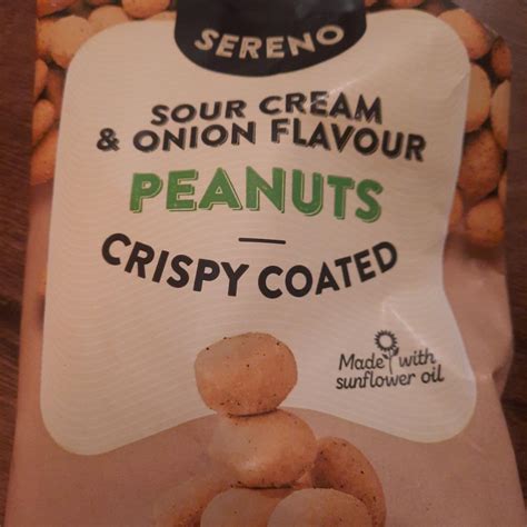 Peanuts Crispy Coated Sour Cream Onion Flavour Sereno Kal Rie Kj A