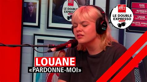 Louane interprète Pardonne moi dans Le Double Expresso RTL2 19 01 24