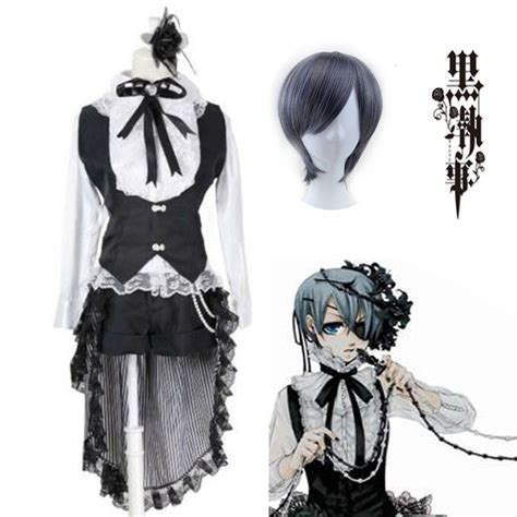 Black Butler Ciel Phantomhive Kuroshitsuji Cosplay Costume Uniform