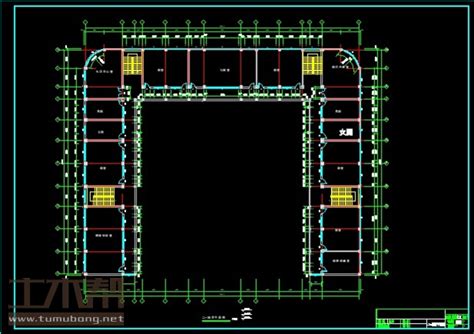 5层框架结构教学楼土木工程建筑结构毕业设计长534米宽438米面积6295平方米土木工程毕业设计土木帮