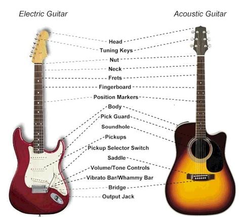 What Are The Parts Of The Guitar In Depth Guitar Parts Diagrams