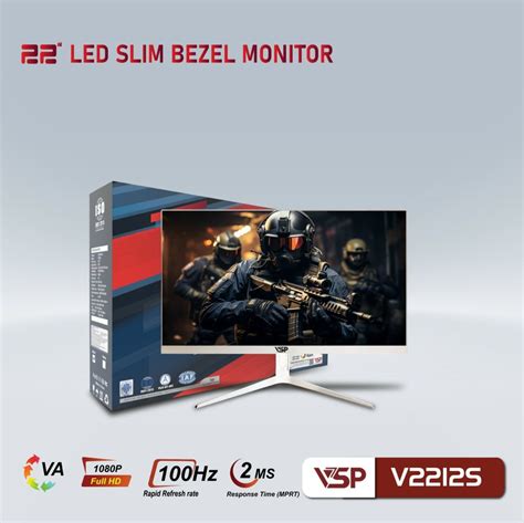 Màn Hình VSP 22Inch V2212S FullHD 100Hz 2MS VA Màu Trắng